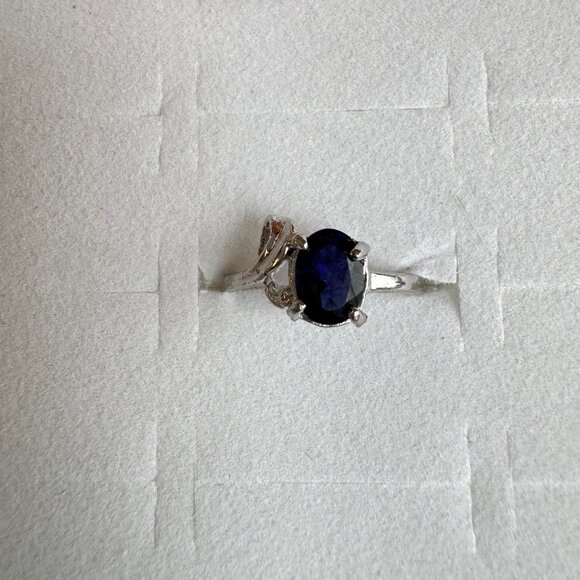 Sterling Iolite Ring - Picture 4 of 8